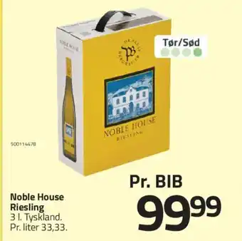 Fleggaard Noble House Riesling tilbud