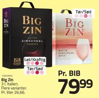 Fleggaard Big Zin tilbud