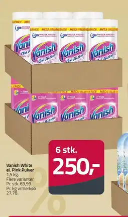 Fleggaard Vanish el. Pink Pulver tilbud