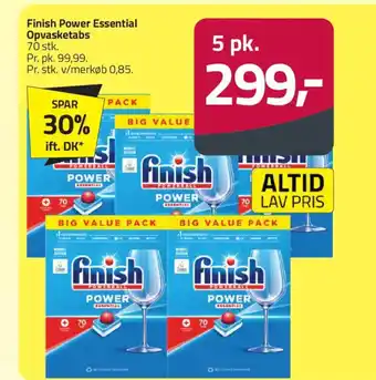 Fleggaard Finish Power Essential Opvasketabs tilbud