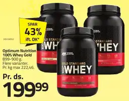 Fleggaard Optimum Nutrition 100% Whey Gold tilbud