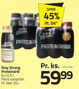 Fleggaard Stay Strong Proteindrik tilbud