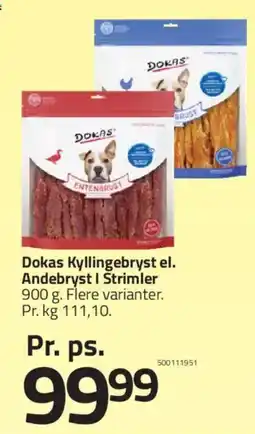 Fleggaard Dokas Kyllingebryst el. Andebryst I Strimler tilbud