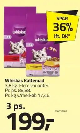 Fleggaard Whiskas Kattemad tilbud