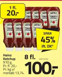Fleggaard Heinz Ketchup tilbud