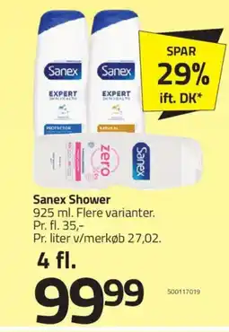 Fleggaard Sanex Shower tilbud