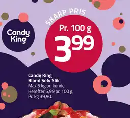 Fleggaard Candy King Bland Selv Slik tilbud