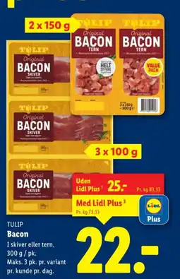 Lidl TULIP Bacon tilbud
