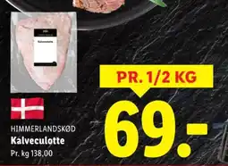 Lidl HIMMERLANDSKØD Kalveculotte tilbud