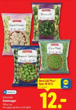 Lidl FRESHONA Grøntsager tilbud