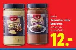 Lidl KANIA Bearnaise- eller brun sovs tilbud