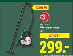Lidl PARKSIDE® Våd- og tørsuger tilbud