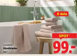 Lidl LIVARNOⓇ Håndklæder tilbud