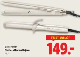 Lidl SILVERCREST® Glatte- eller krøllejern tilbud