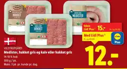 Lidl VILSTRUPGÅRD Medister, hakket gris og kalv eller hakket gris tilbud
