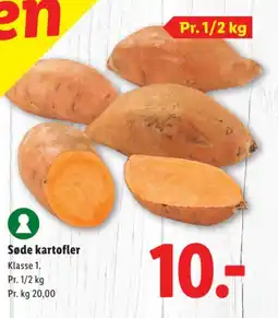 Lidl Søde kartofler tilbud