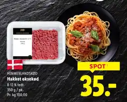 Lidl HIMMERLANDSKØD Hakket oksekød tilbud
