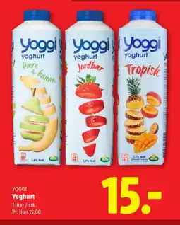 Lidl YOGGI Yoghurt tilbud