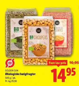 Lidl GOLDEN SUN Økologiske bælgfrugter tilbud