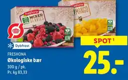 Lidl FRESHONA Økologiske bær tilbud