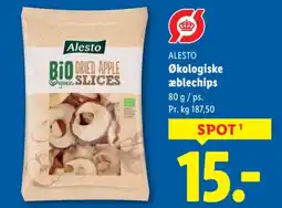 Lidl ALESTO Økologiske æblechips tilbud