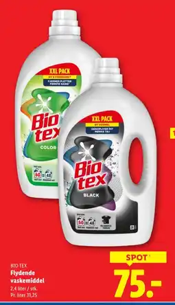 Lidl BIO TEX Flydende vaskemiddel tilbud