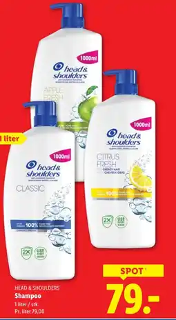Lidl HEAD & SHOULDERS Shampoo tilbud