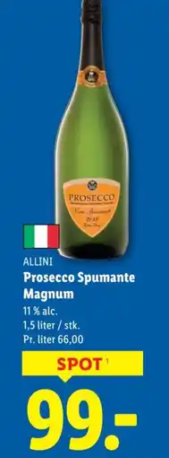 Lidl ALLINI Prosecco Spumante Magnum tilbud