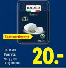 Lidl ITALIAMO Burrata tilbud