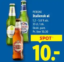 Lidl PERONI Italiensk øl tilbud