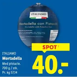 Lidl ITALIAMO Mortadella tilbud