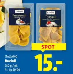 Lidl ITALIAMO Ravioli tilbud