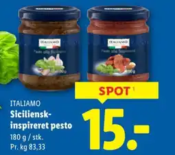 Lidl ITALIAMO Siciliensk- inspireret pesto tilbud
