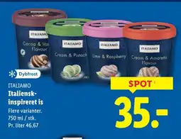 Lidl ITALIAMO Italiensk- inspireret is tilbud