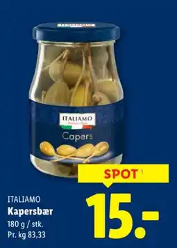 Lidl ITALIAMO Kapersbær tilbud