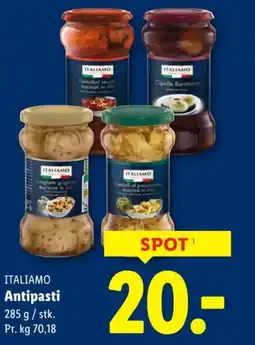 Lidl ITALIAMO Antipasti tilbud