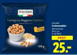Lidl ITALIAMO Cashewnødder tilbud