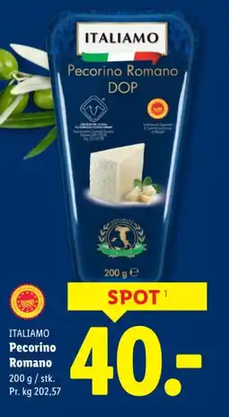 Lidl ITALIAMO Pecorino Romano tilbud