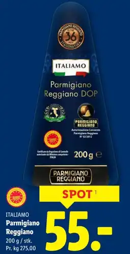 Lidl ITALIAMO Parmigiano Reggiano tilbud