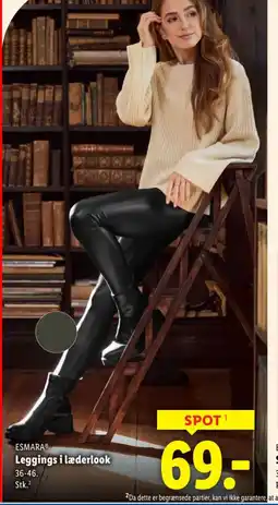 Lidl ESMARA® Leggings i læderlook tilbud