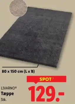 Lidl LIVARNOⓇ Tæppe tilbud