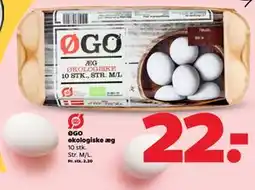 Netto ØGO økologiske æg tilbud