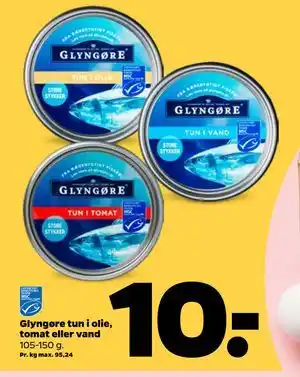 Glyngøre tun i olie, tomat eller vand