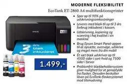 CBC EcoTank ET-2860 A4 multifunktionsprinter tilbud