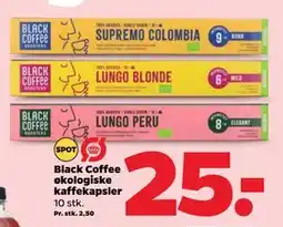 Netto Black Coffee økologiske kaffekapsler tilbud