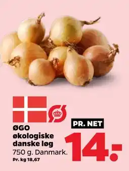 Netto ØGO økologiske danske løg tilbud