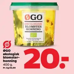 Netto ØGO økologisk blomsterhonning tilbud