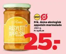 Netto Frk. Anna økologisk appelsin marmelade tilbud