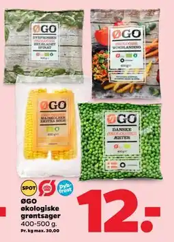 Netto ØGO økologiske grøntsager tilbud