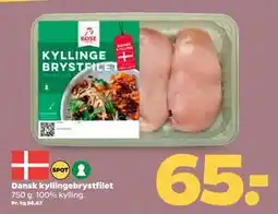 Netto Dansk kyllingebrystfilet tilbud